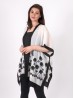 Fashion Flowy Kimono W/ Floral Design 
